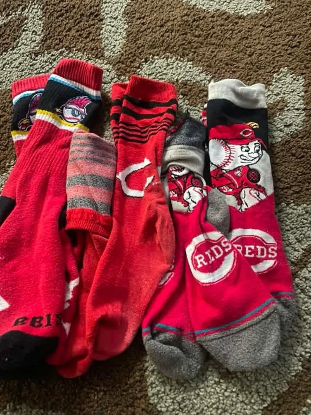 Red Crew Socks - Pack of Fan Crew Socks